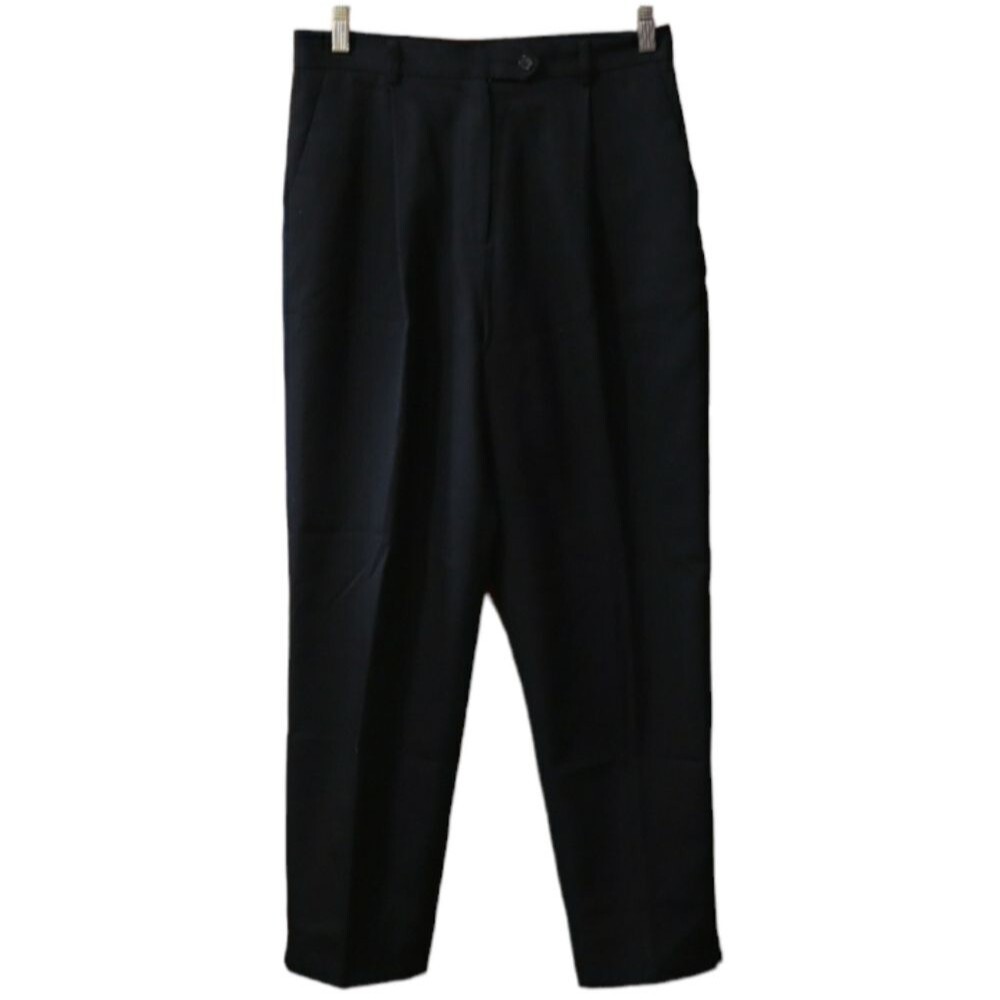 Focus 2000 Charles Glueck Black Vintage High Waist Trousers 12 P